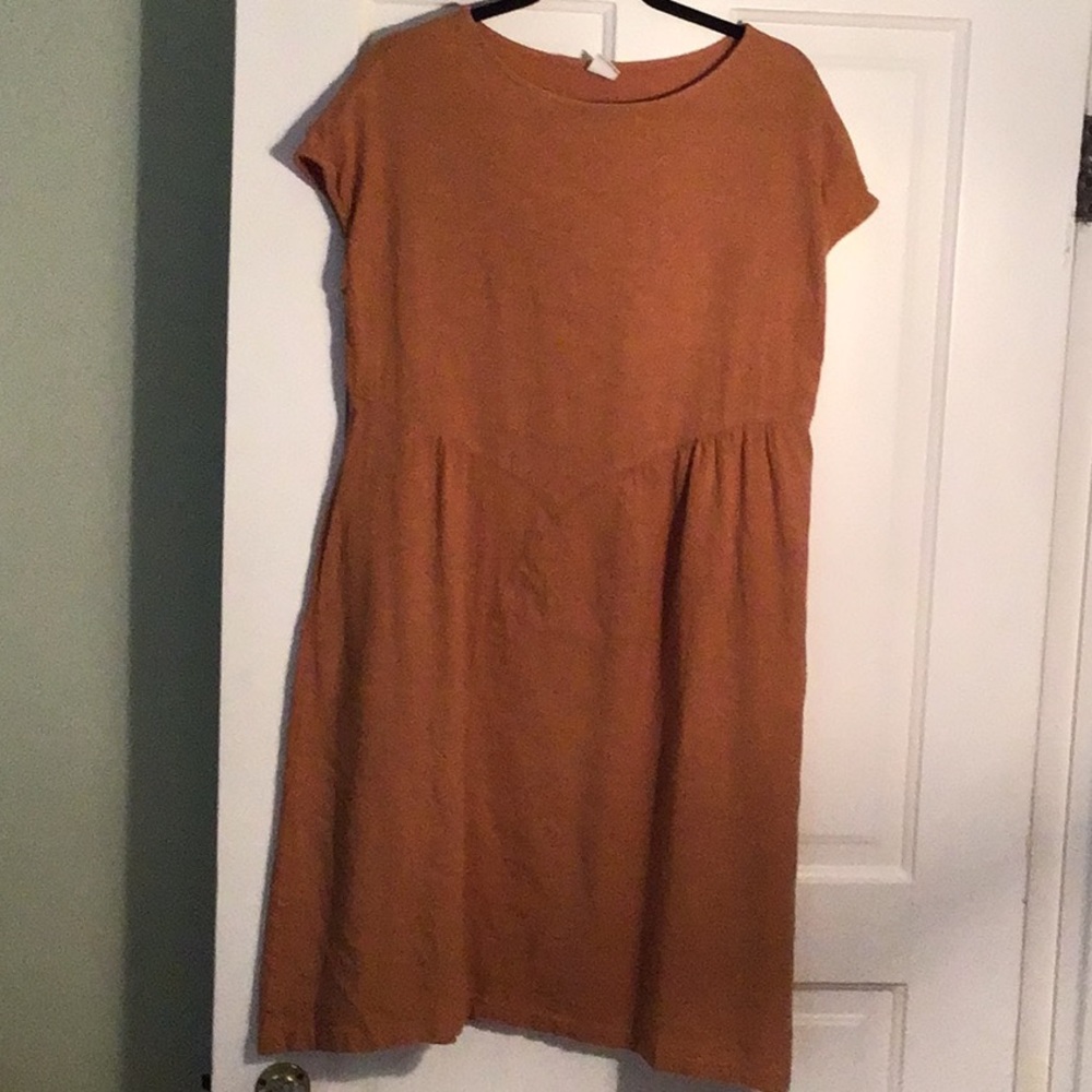 Casual Orange Dress
